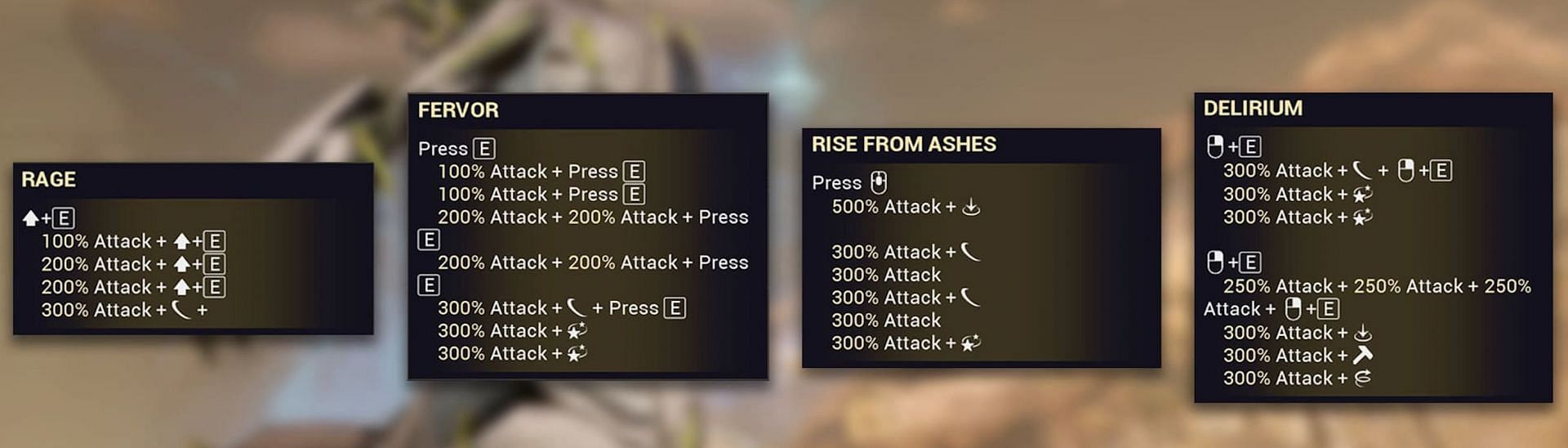 New Talon combo set stats (Image via Digital Extremes)